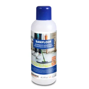 1&5LT Sanifloor Detergente igienizzante antibatterico per ceramica, gres, marmo, cotto, PVC, SPC, parquet e laminato