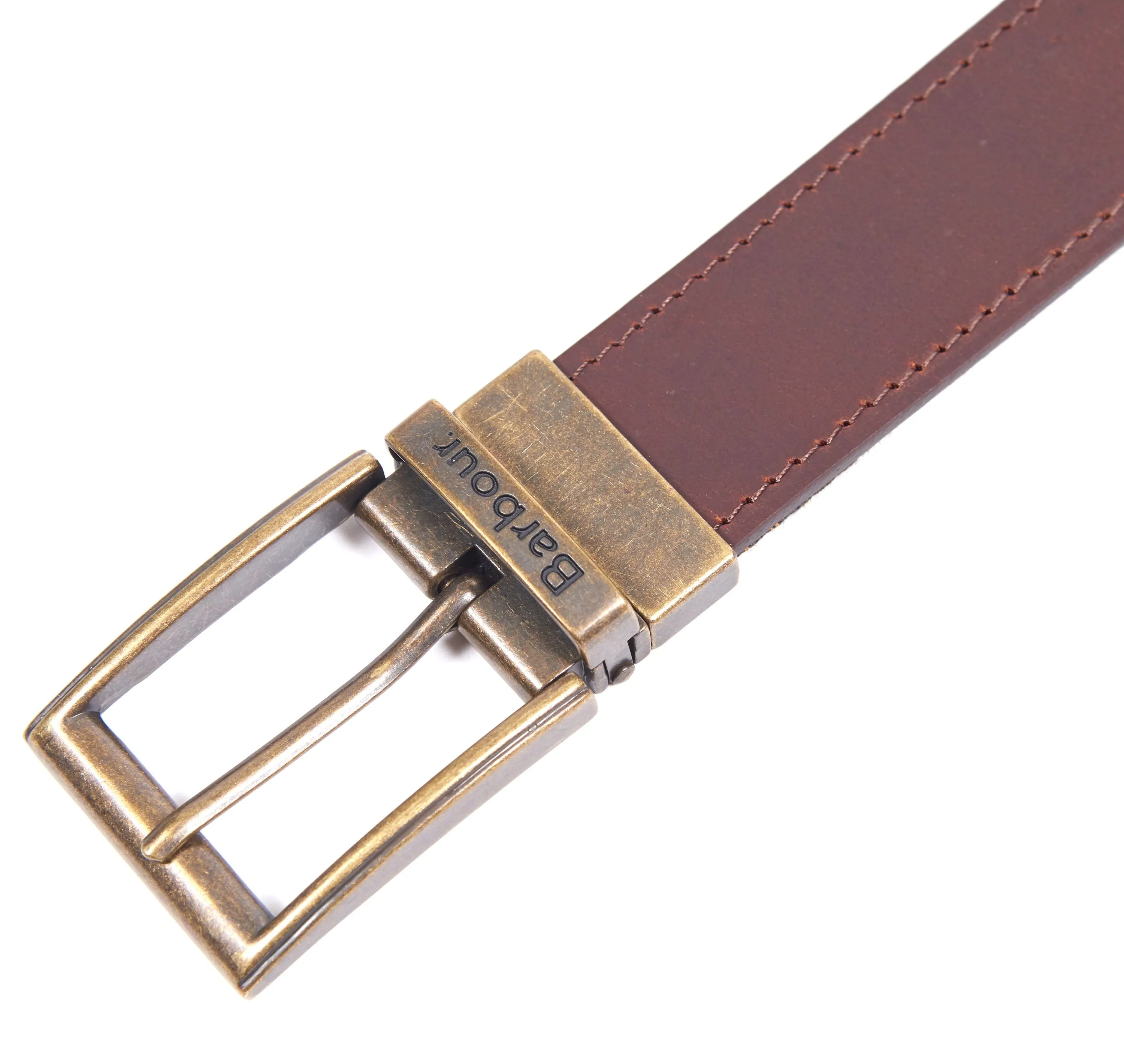 BARBOUR - CINTURA REVERSIBLE TARTAN LEATHER BELT