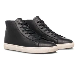 Bradley Mid Black Pebbled Leather