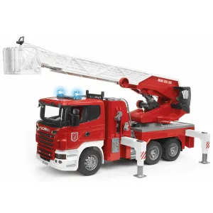 BRUDER Camion Scania Pompieri Con Scala - 03590