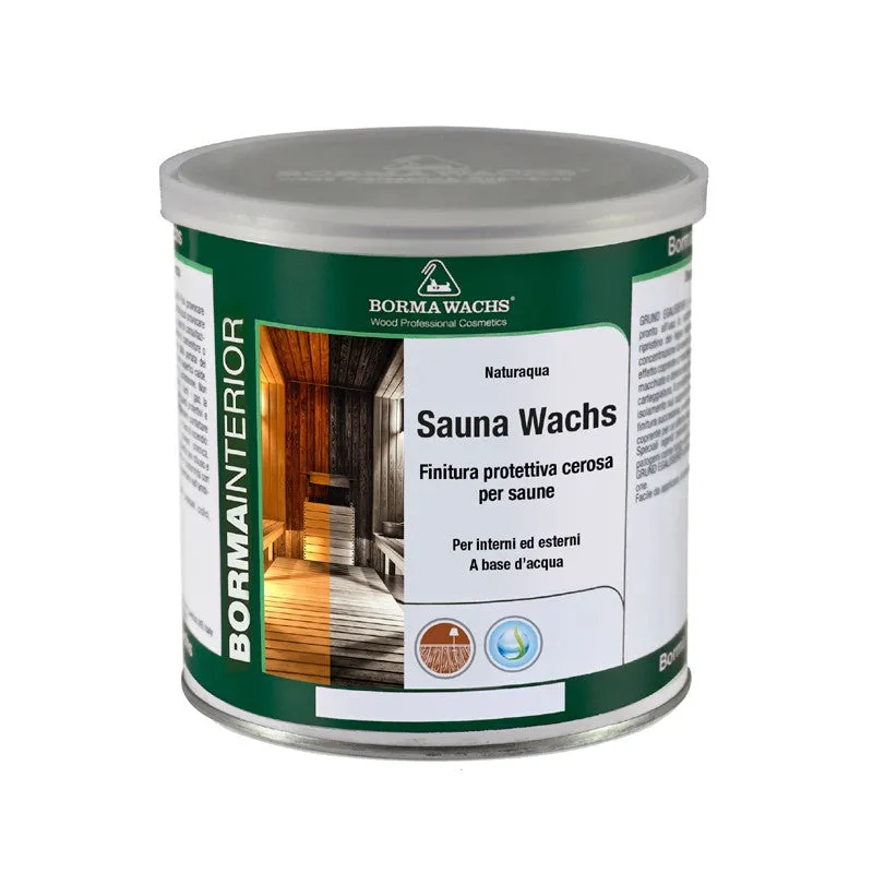 Cera all'acqua per Saune Formulato con Cere e Resine - Naturaqua Sauna-wachs