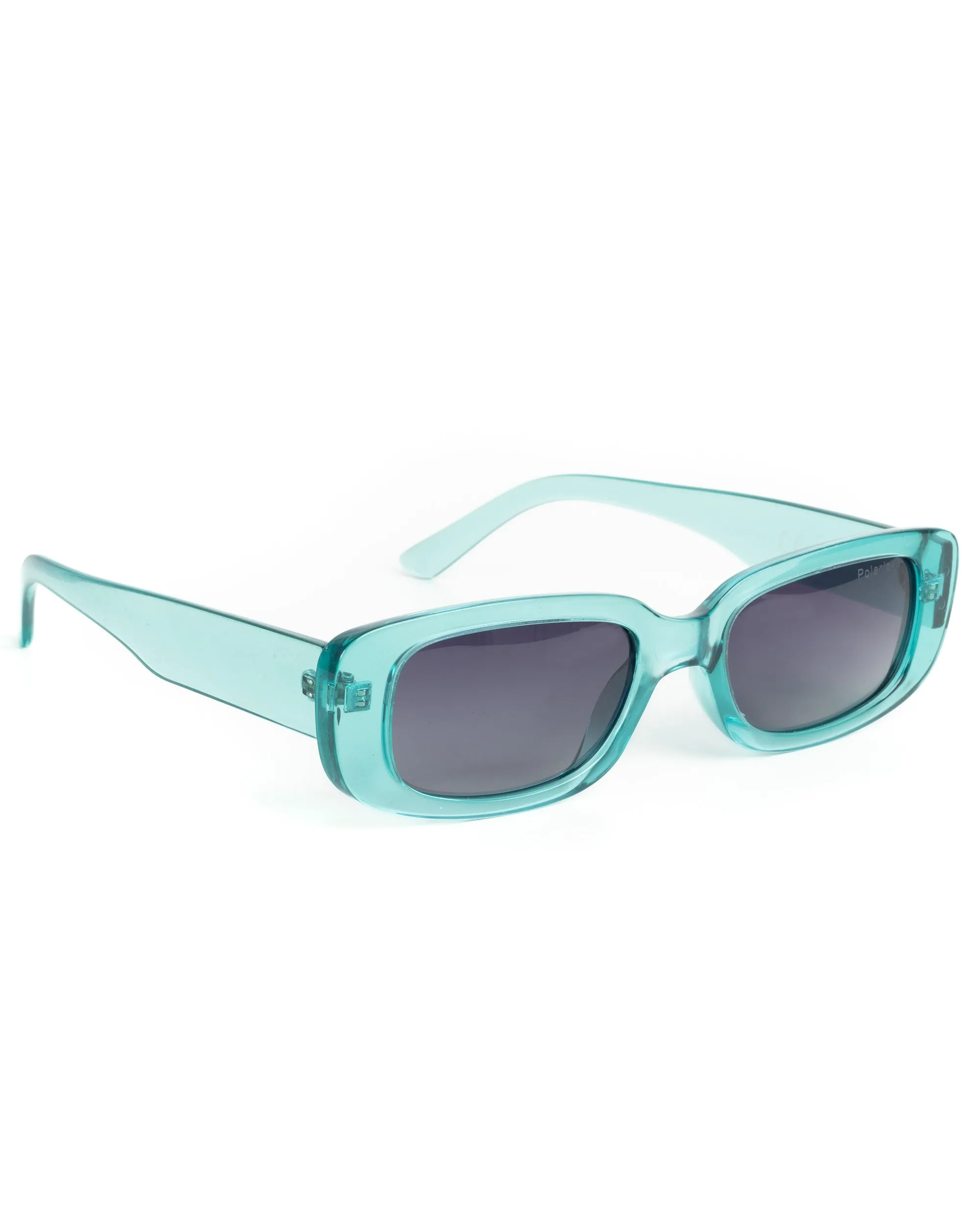 Occhiali da Sole Rettangolari Casual Sunglasses Uomo Donna Unisex Azzurro GIOSAL-OC1071A