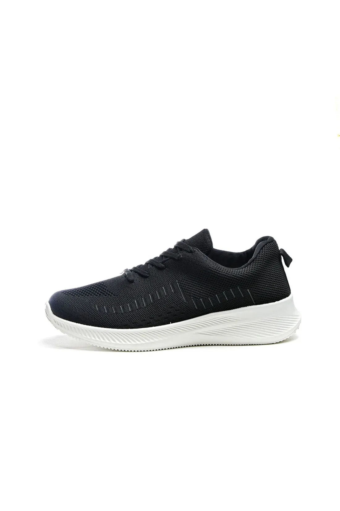 UrbanVibe Sneakers - Sportive - Lace-Up Closure - Black