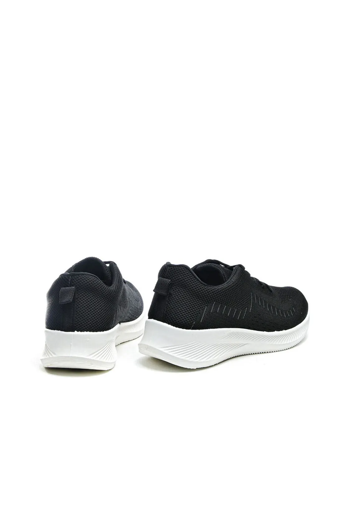 UrbanVibe Sneakers - Sportive - Lace-Up Closure - Black