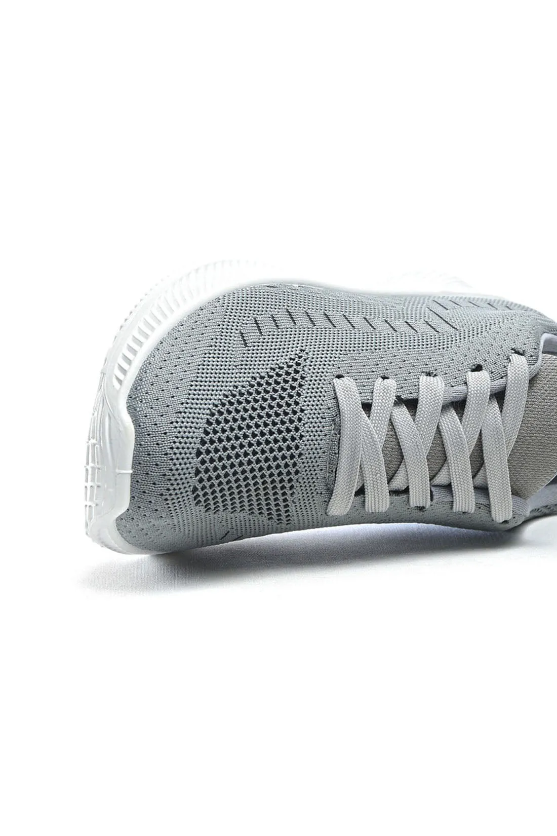 UrbanVibe Sneakers - Sportive - Lace-Up Closure - Grey