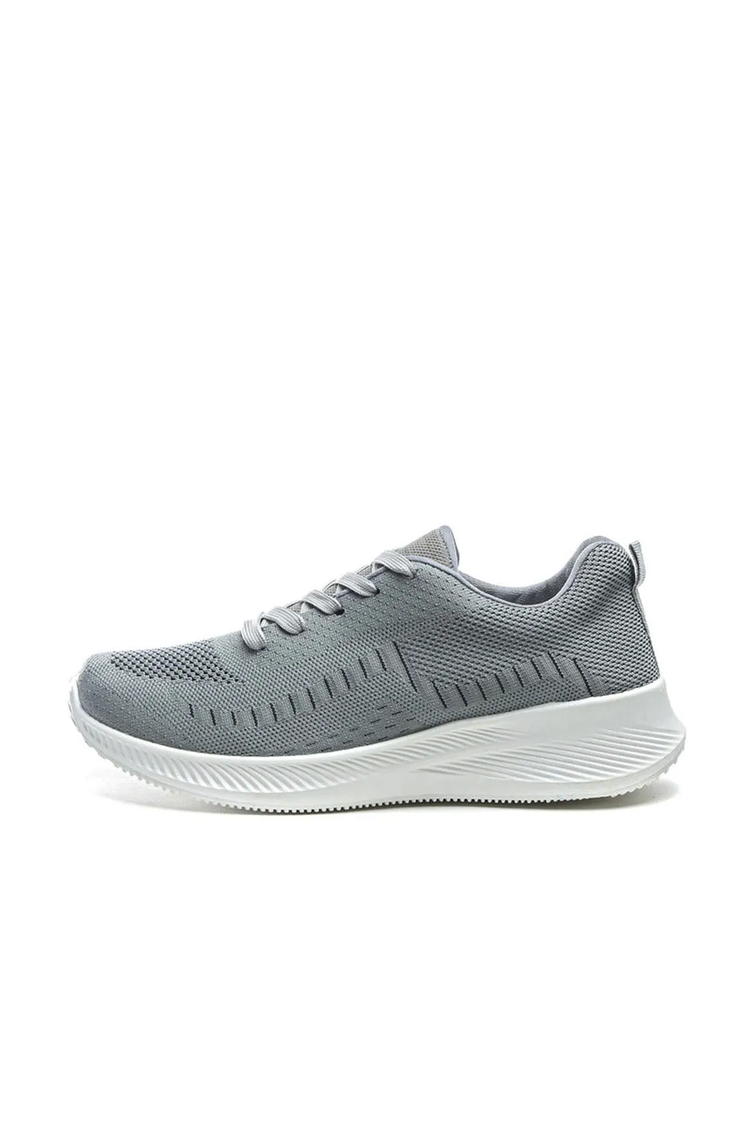 UrbanVibe Sneakers - Sportive - Lace-Up Closure - Grey