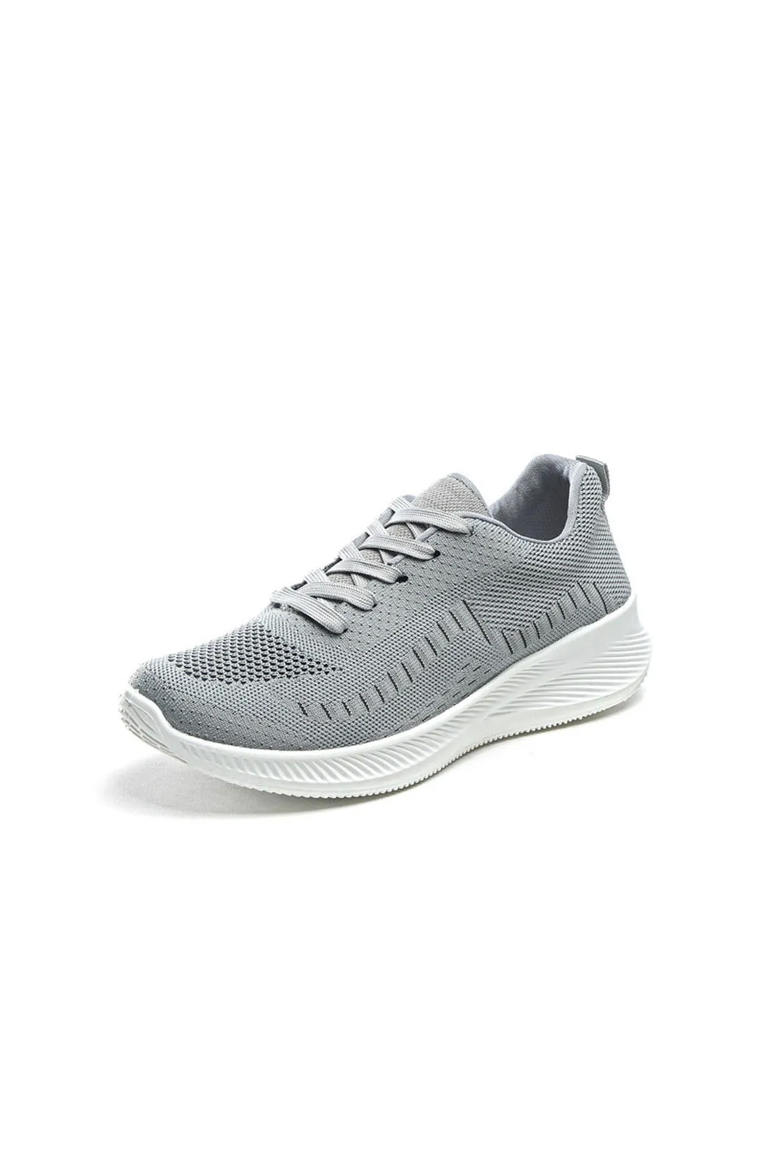 UrbanVibe Sneakers - Sportive - Lace-Up Closure - Grey