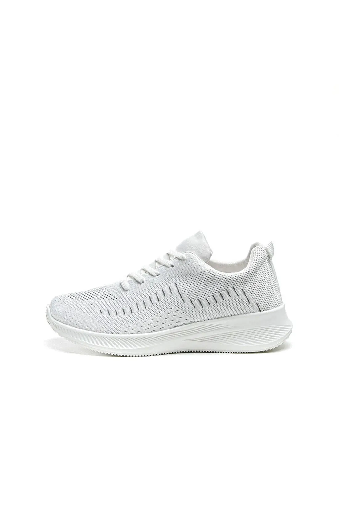 UrbanVibe Sneakers - Sportive - Lace-Up Closure - White